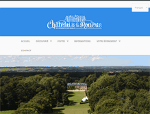 Tablet Screenshot of chateaudelarouerie.com